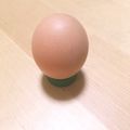 ステルトミチル's cooksnap of when they made ペットボトルのふたで卵スタンド.
