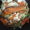 ソルトウォーク's cooksnap of when they made フライパンで鮭のちゃんちゃん焼き（覚書）.