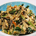 はるっかな's cooksnap of when they made 小松菜とえのきの塩昆布卵炒め.