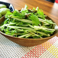ちゃぴ♥'s cooksnap of when they made ＊簡単♪水菜の塩昆布と鰹節の和えもの＊.