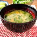 ちゃぴ♥'s cooksnap of when they made にんじんとネギのお味噌汁☆.