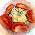 すもえりせ's cooksnap of when they made トマトとキュウリとツナの簡単サラダ☆.