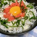 ☆さぶ☆☆'s cooksnap of when they made しらす明太とろろ丼.