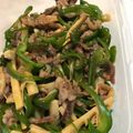 yuimiyuママ's cooksnap of when they made 超簡単♡たけのこを使った青椒肉絲.