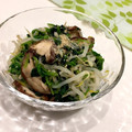 強化ガラスのハート✨'s cooksnap of when they made ほうれん草と椎茸もやしのダシ酢和え.