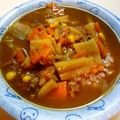 kurukurumin's cooksnap of when they made デトックス!里芋入りたっぷり根菜カレー♡.