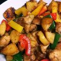 かずのか～ちゃん's cooksnap of when they made 簡単に♪じゃがいもと鶏肉の味噌炒め.