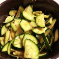 barurin's cooksnap of when they made 楽うまっ！ズッキーニのピリ辛ナムル.