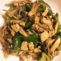 ＊にょにょん＊'s cooksnap of when they made マイタケとピーマンとひき肉の味噌炒め.