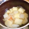 928るびすけ☆☆'s cooksnap of when they made エリンギ・大根・にんじん・油揚げの味噌汁.