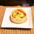 クックBFJ5AS☆'s cooksnap of when they made ＨＢ＊卵半熟！ベーコンエッグトマトパン.