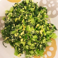 Fionarao's cooksnap of when they made 小松菜とたまごの中華風炒め.