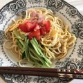 おざー's cooksnap of when they made パスタde本格冷やし中華.
