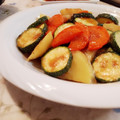 fu♪♪'s cooksnap of when they made ズッキーニとじゃがいもの揚げ煮浸し♡.