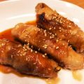 はらぺこﾏﾏ's cooksnap of when they made にんじんといんげんde♡味付き肉巻き♡.