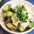 ふか谷's cooksnap of when they made 塩豆腐とアボカドのわさび醤油和え.
