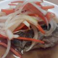 めたコッピー's cooksnap of when they made フライパンでできるアジと野菜の南蛮漬け。.
