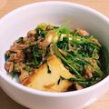 すずなまり's cooksnap of when they made 厚揚げ豆苗ツナ缶で簡単オイマヨ醤油炒め♪.