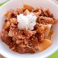 クックGE82W3☆'s cooksnap of when they made 茄子と豚バラの甘辛丼♪おろし生姜を添えて.