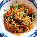 ♡こもれび♡'s cooksnap of when they made 豆苗とにんじんの塩昆布サラダ.