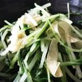 モリチュウ's cooksnap of when they made 暑い日に簡単水菜とゆばのおひたし.