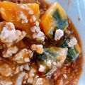 ⁂☆Noaママ☆⁂'s cooksnap of when they made 挽き肉タップリ☆カボチャの煮物.