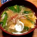 ゆかり！！！'s cooksnap of when they made 茗荷とニラのお味噌汁.