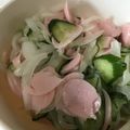 なびー・remrem's cooksnap of when they made 玉ねぎ、きゅうり、魚ニソのマリネ♡.