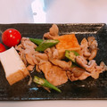 TsumuKuji♡'s cooksnap of when they made 豚と厚揚げとオクラの炒め物.