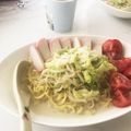 ゆーろR☆'s cooksnap of when they made 野菜たっぷり♪ちゃんぽん風冷やし麺.