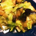 ゆきんこ912's cooksnap of when they made 簡単節約ウマ♡春キャベツとなすの味噌炒め.