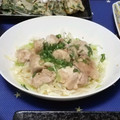 かどちゃ's cooksnap of when they made レンジで4分、簡単中華蒸し鶏.