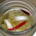 MOKUROU's cooksnap of when they made らっきょう漬け.