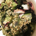 きはらさん's cooksnap of when they made たこと胡瓜とわかめの酢の物.