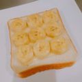 まーそん51's cooksnap of when they made 朝ごはんに5分♡バナナトースト.