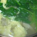 ＭＯＭＯパンダ's cooksnap of when they made 卵とベーコンのふわふわスープ♪.