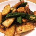 ちゃぼか's cooksnap of when they made 長芋とオクラのバター醤油炒め.