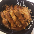 Mariyuyuki's cooksnap of when they made 母の味♡もやしの豚肉ロールケチャップ煮.