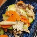 ♡Catherine's cooksnap of when they made 豚肉とズッキーニの塩麹炒め.