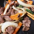 hina♠'s cooksnap of when they made 牛肉と野菜のオイスターソース炒め.