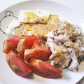 amm46's cooksnap of when they made ＊トマトと豆腐の豚しゃぶ胡麻だれ和え＊.