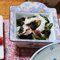 ひろ☆1008's cooksnap of when they made たこときゅうりの辛子酢みそ和え.