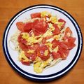 クックY08S17☆'s cooksnap of when they made 卵トマトパスタ.