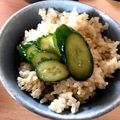 白玉☆'s cooksnap of when they made 超簡単♪キュウリのわさび醤油漬け.
