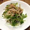 フジぽん's cooksnap of when they made 簡単☆大根と豆苗とツナのサラダ辛子ポン酢.