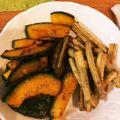 こうきとだいきママ's cooksnap of when they made ポテト・かぼちゃ・ごぼうの素揚げにレモン.