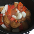 la_breeze's cooksnap of when they made 長いもとさつまあげの煮物.