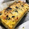 ＊ｎｏａ＊”'s cooksnap of when they made 自慢のポテト生地キッシュ☆鮭＆冬野菜.