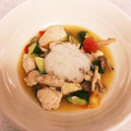 こーちゃん｡'s cooksnap of when they made 鶏胸しっとり♡トマト胡瓜のさっぱり炒め.