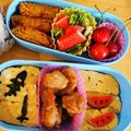 もここあらぶ's cooksnap of when they made 簡単！スイカのキャラ弁☆.